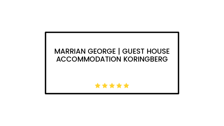 Marrian George | Guest House Accommodation Koringberg