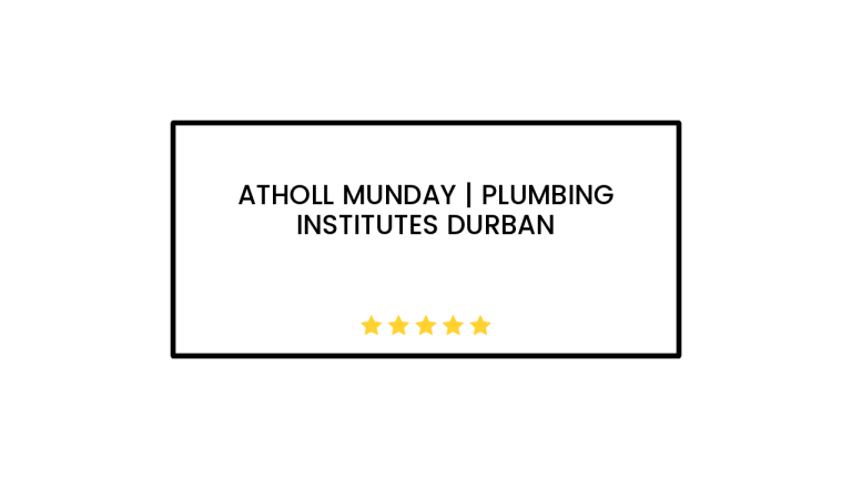 Atholl Munday | Plumbing Institutes Durban