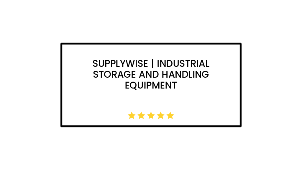 Supplywise | Industrial Storage and Handling Equipment