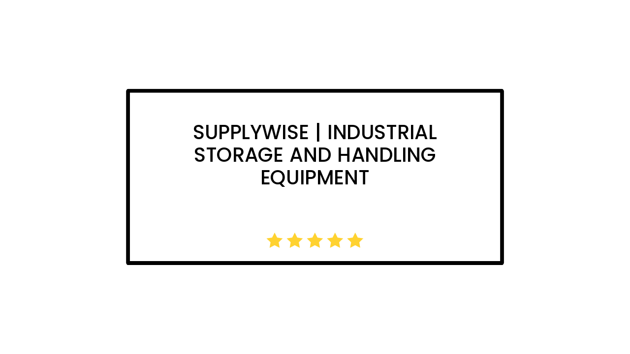 Supplywise | Industrial Storage and Handling Equipment